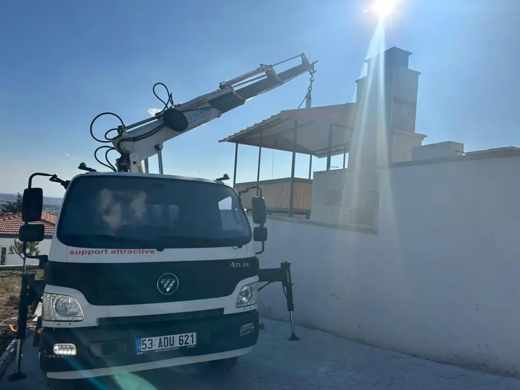 Vinçli araç ile yüksekte çalışma